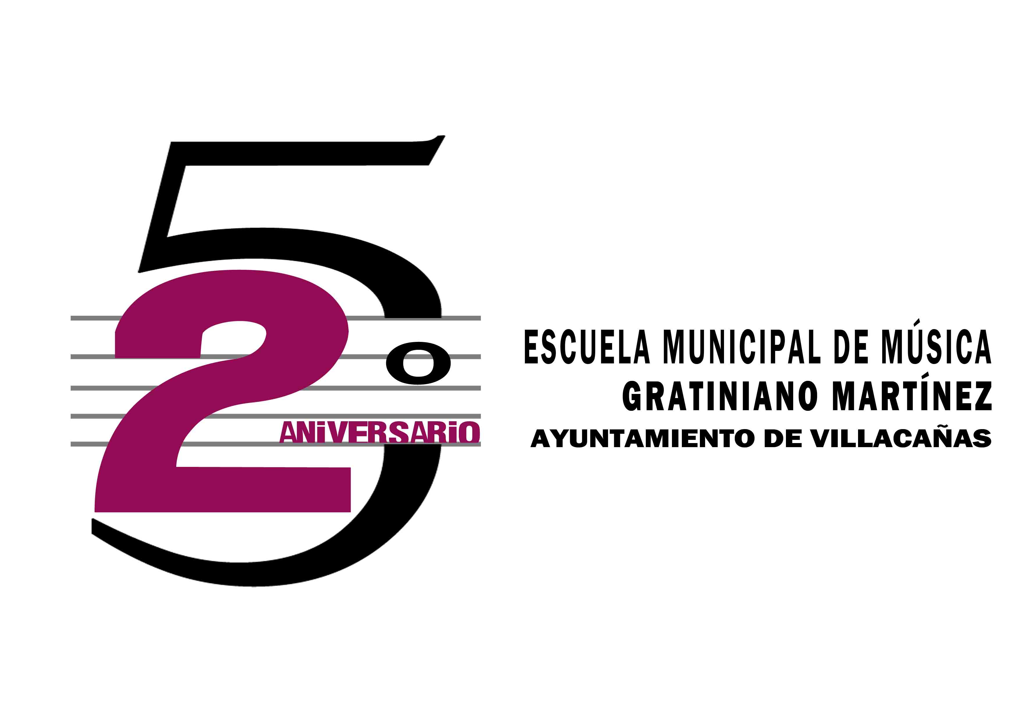Logo del 25 Aniversario de la Escuela Municipal de Música